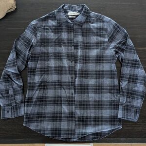 Calvin Klein | Blue Flannel Button Down Shirt